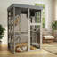 Très grand enclos extérieur pour chat, cage de jeu extérieure pour chat, grand parc extérieur imperméable pour chat