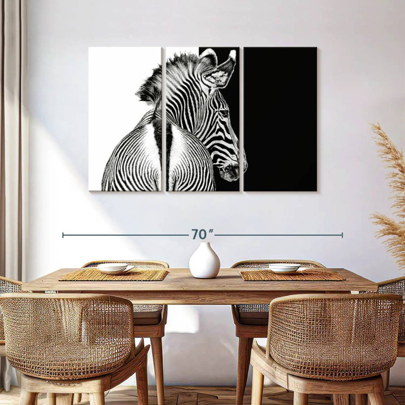Brampt Zebra Contrast, 36" H x 57" W