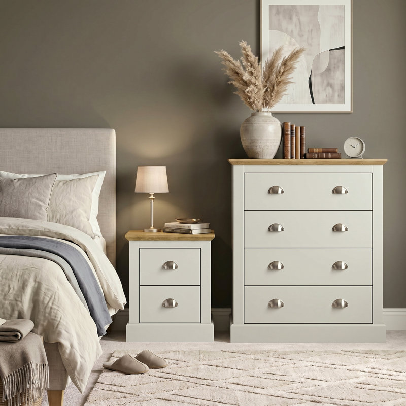 Sufy Piece Bedroom Set, Light Grey