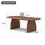 Table basse ovale en bois