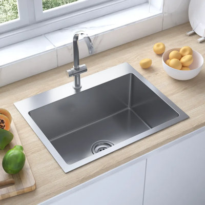 Morrigan Handmade Kitchen Sink Stainless Steel