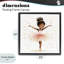 Ballerine rose avec cadre flottant doré, design Creative Studio-1962074165-1962074164