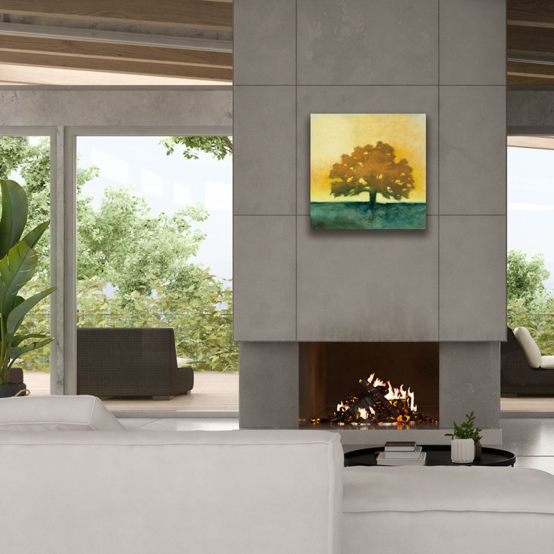 «Epic Graffiti» «Under The Oak 2» par Julia Purinton, art mural sur toile, H 26 po x l 26 po x P 1,5 po