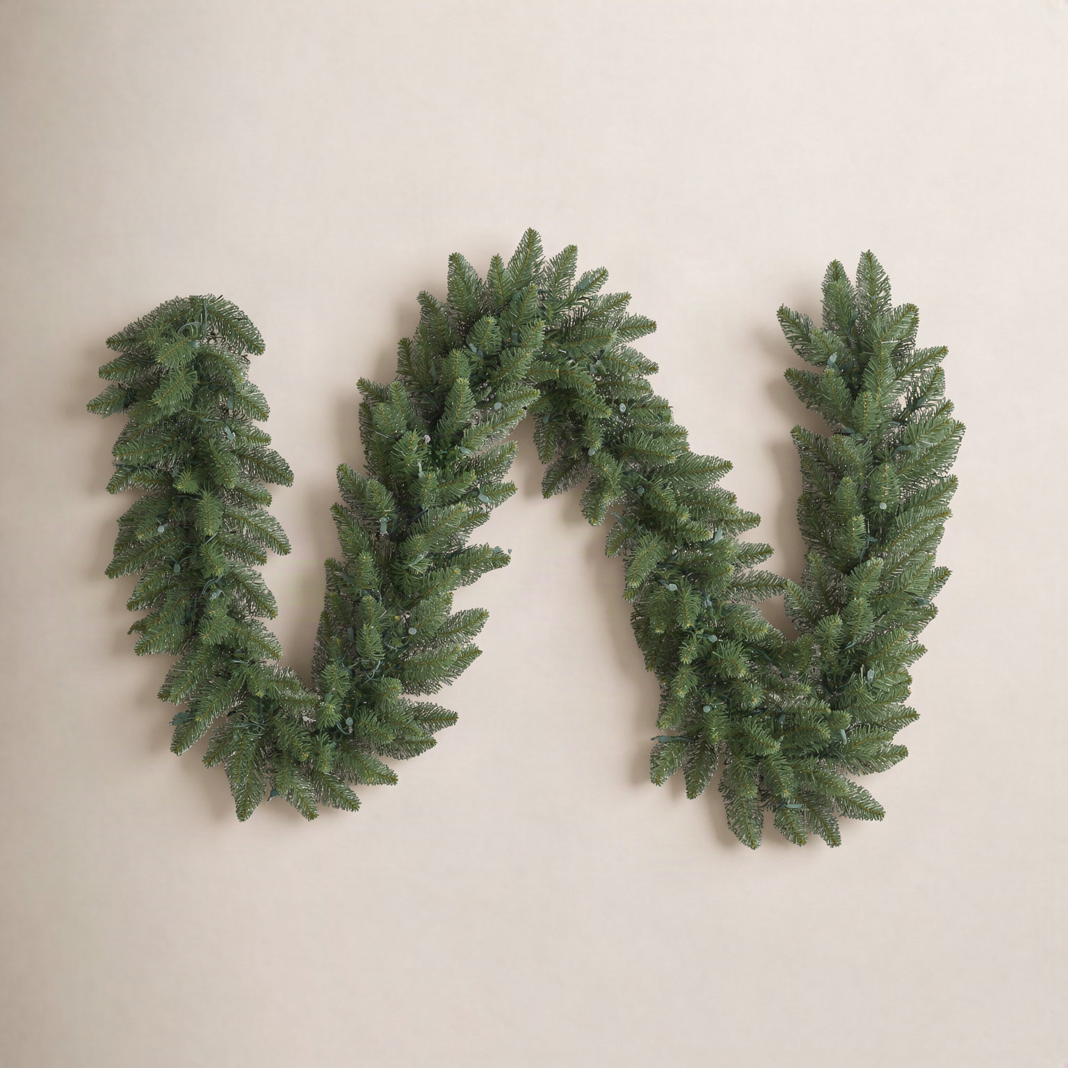 Peabody 300'' in. Faux Fir Garland