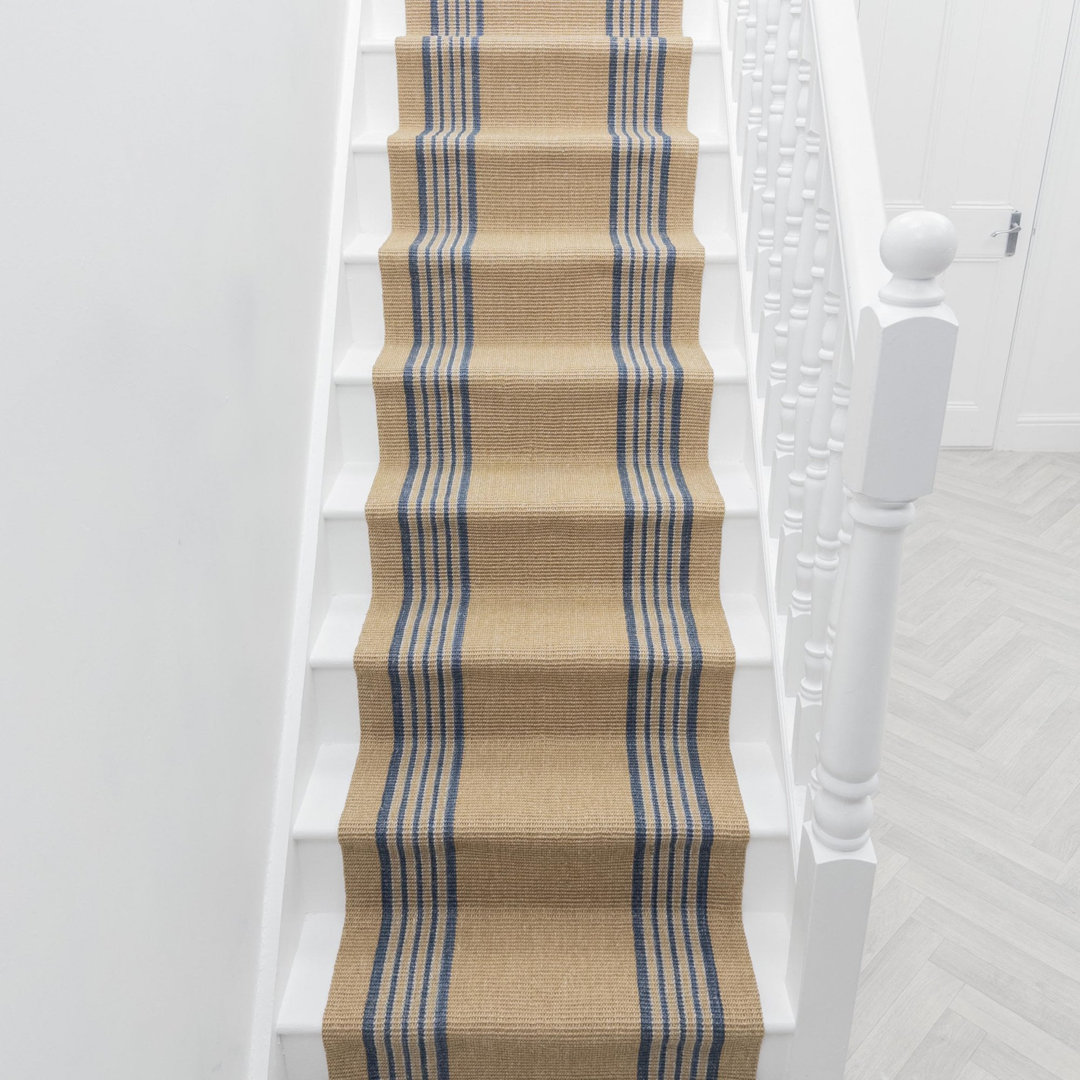 Morocco Arabesque Stair Runner â Hardwearing, Non-Slip Natural Sisal Carpet for Stairs & Staircases, Multiple Lengths