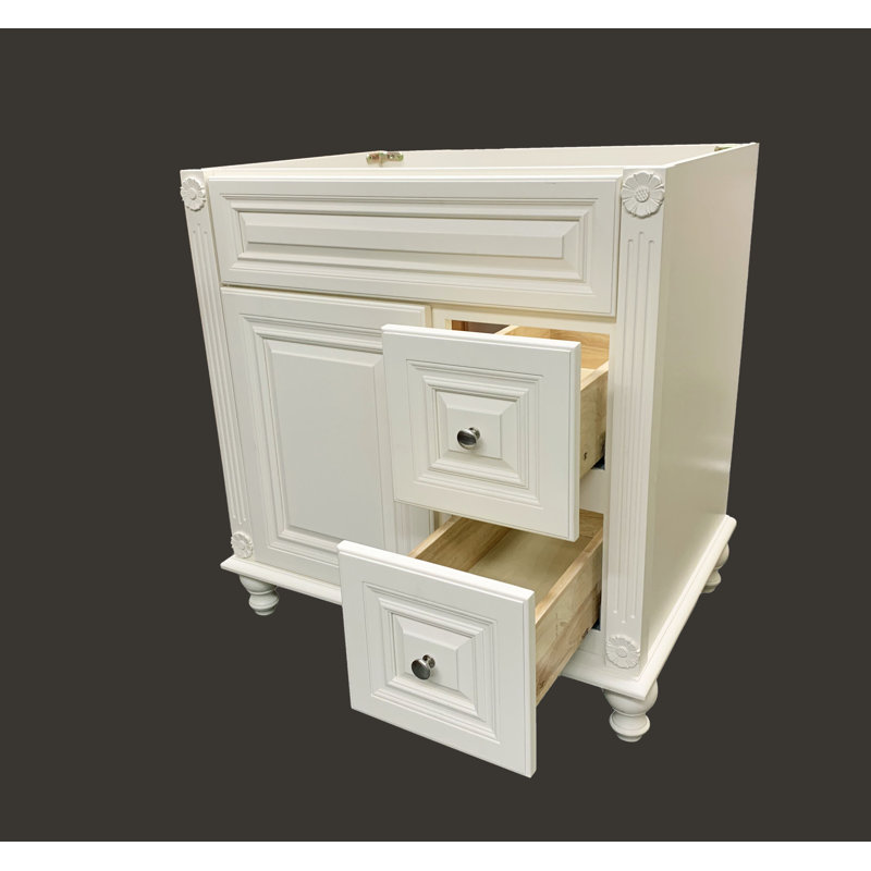Base de meuble-lavabo de salle de bain simple 30" seulement