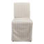 Amaya Upholstered Fabric Dining Chair Beige Set Of 2
