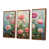 Toile avec cadre flottant brun