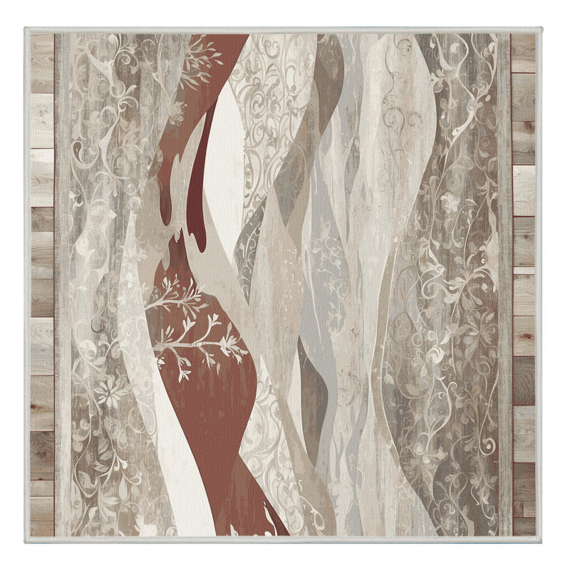 Shadowed Bloom Rug, Square 8'