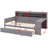 Wooden Daybed With Storage Shelves, Multi-Functional Bed With Two Storage Drawers And Study Desk-104039060