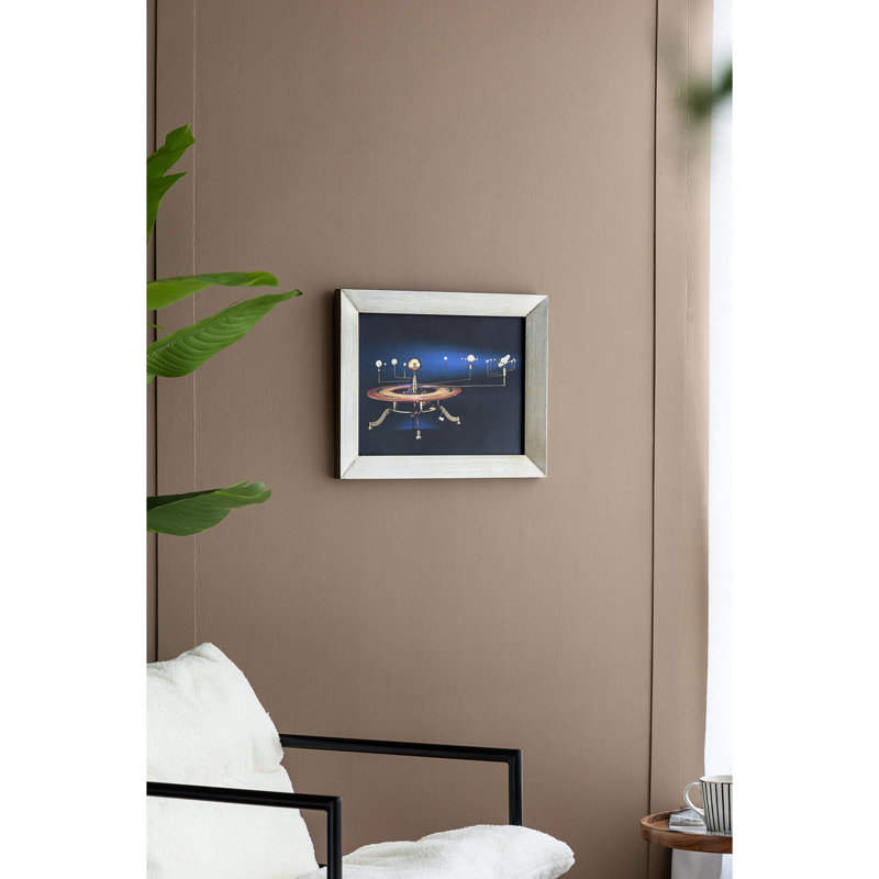 Art mural 19,7 x 1,2 x 15,7 pouces avec cadre robuste, pour la décoration intérieure, bureau de chambre à coucher de salon, cadre rectangulaire multicolore, pouces, décor de qualité