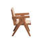 Chaise d'appoint naturelle - assise de 22 po de largeur, 16 po de hauteur, 19 po de profondeur, assise élégante et pratique avec option de siège chic et respirant de 10 po de hauteur