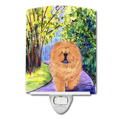 Chow Chow Ceramic Night Light