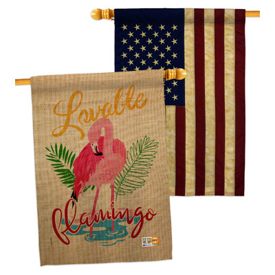 Double Sided 40 in. H x 28 in. W Polyester Animal House Flag