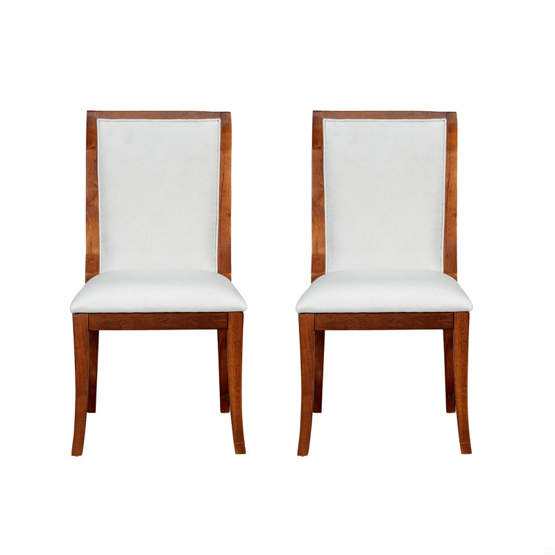 Upholstered Dining Chairs Set Of 2, Brown