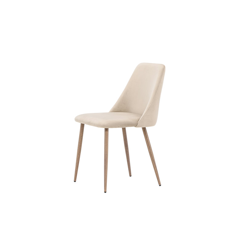 Crestline 49cm H 100% Polyester Velvet Upholstered Upholstered Back Side Chair