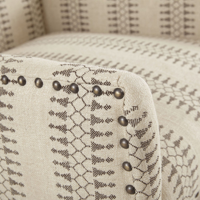 Manke Upholstered High Back Armchair
