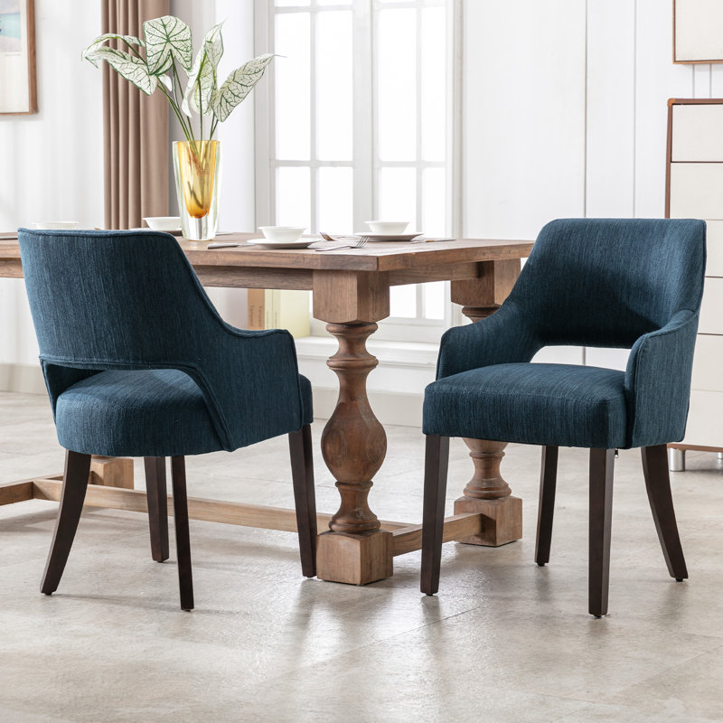 Haziqah 19.5'' H Upholstered Armchair, Blue