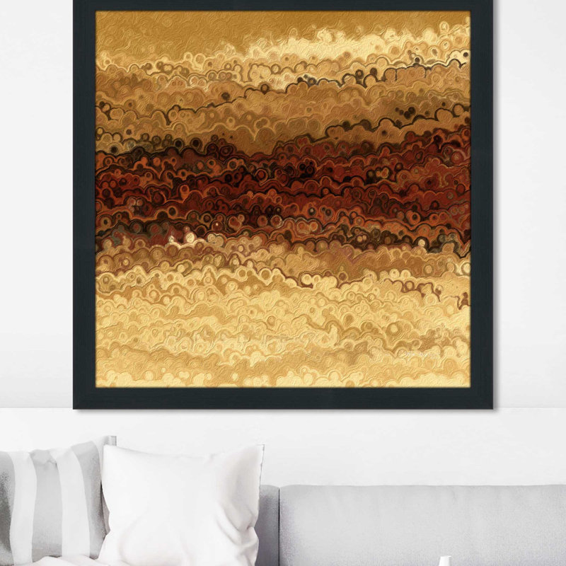 Psaume 71:20 Our God Restores (Square) par Mark Lawrence - impression, H 25,5 po x l 25,5 po x P 1 po, Cadre espresso