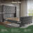 Velvet Upholstered Wingback Bed With Deepen Button Tufting Quiet Platform Bed Frame-945241700-945241706