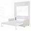 Lit escamotable double avec canapé et rangement, parfait pour les petits espaces et la vie multifonctionnelle-2060033032