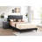 Sleek And Functional Full Bed In Black