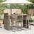 Vidaxl Garden Bar Table Grey-116118490-116118493