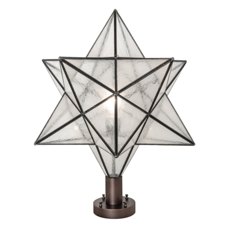 Moravian Star 1 - Light Pier Mount Light