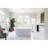 Biscayne 64'' x 31'' Freestanding Soaking Solid Surface Bathtub-88695055-88695052