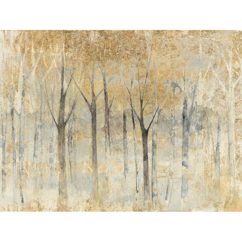 «Seasons End Gold» par Avery Tillmon - reproduction sur toile tendue, H 36 po x l 48 po
