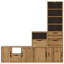 4 Piece TV Units With Storage ODDA Solid Wood Pine-1369790910