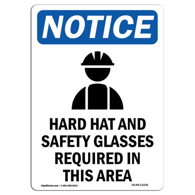Hard Hat And Safety Sign