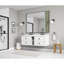 Le meuble-lavabo mural de 60 po convient aux lavabos doubles, armoire seulement (comptoir et lavabos non inclus)