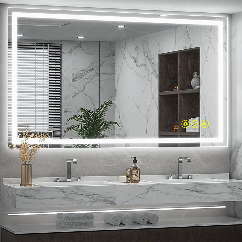 Miroir mural Helga, H 55 po x l 36 po x P 1,2 po