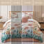 Ensemble d'édredon floral 7 pièces Jovie-116249518