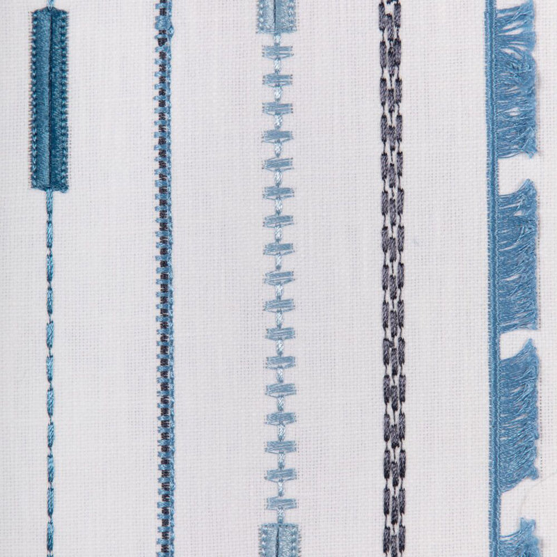 Kravet Basics - 37163-51, White/Blue/Black