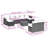  Garden Sofa Set Grey