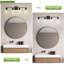 Éclairage pour meuble-lavabo 4 lumières, luminaires de salle de bain de conception carrée, éclairage de salle de bain carré sur miroir-115720712