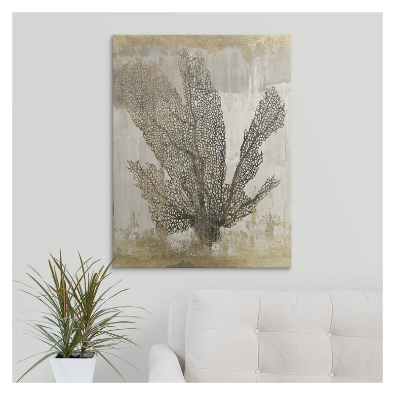 « i », impression Coral Splendor, H 48 po x l 36 po x P 1,5 po, Toile