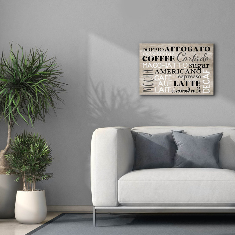 "Coffee Board" par Yass Naffas Designs, H 18 po x l 26 po x P 0,75 po