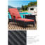 Chaise longue de plage ajustable en métal tissé pe imperméable pour l'extérieur