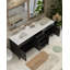 Meuble-lavabo double l 84 po x P 22 po Laurel-112831876