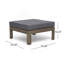 Ensemble de canapé LSHAPE, gris foncé-181386367