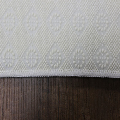 Elegant Hall Carpet, 31.5 x 78.7 inches | 100% Polyester, 0.4 inch Pile Height | Antibacterial, Non-Slip PVC Felt Dot Underside | Machine Washable, Durable Woven Design | Perfect for Entryways & Living Spaces