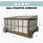 12x14ft Lean-to Aluminum Gazebo Sunroom With Sloping Polycarbonate Roof, Detachable Polycarbonate Screens And 2 Lockable Sliding Doors