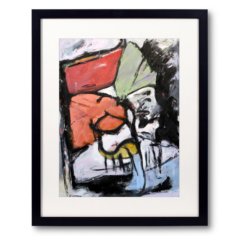 Pontiac Print by William O'connor, Black Framed Paper, 20" H x 16" W