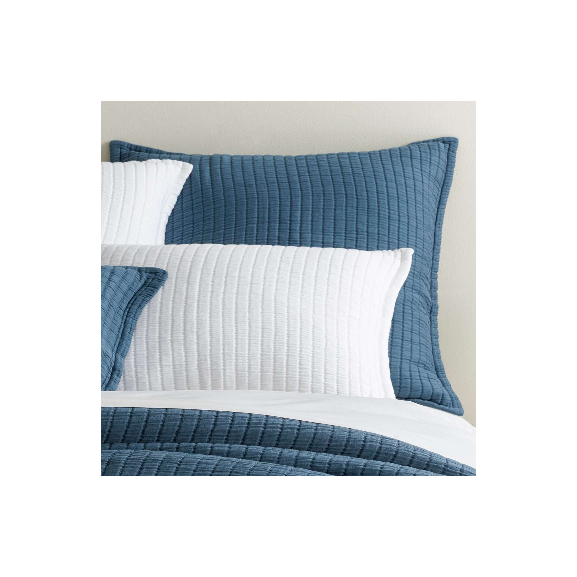 Boyfriend 100% Cotton Envelope Sham, Aegean, Euro