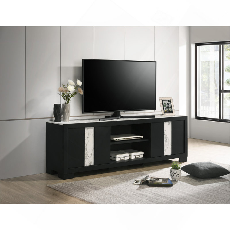 Meuble de salon 1Pc, Black/White