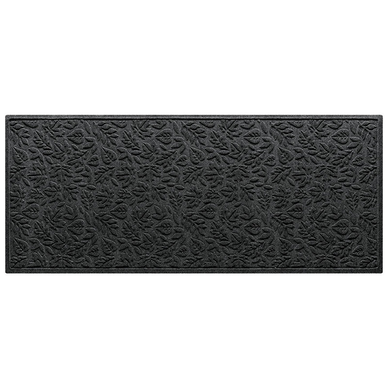 Paillasson WaterHog, Gris anthracite, Rectangle 2 pi 11 po x 8 pi