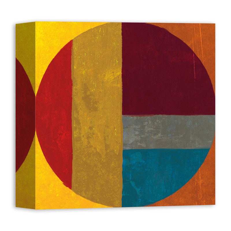 « circle », impression sur toile tendue, H 12 po x l 12 po